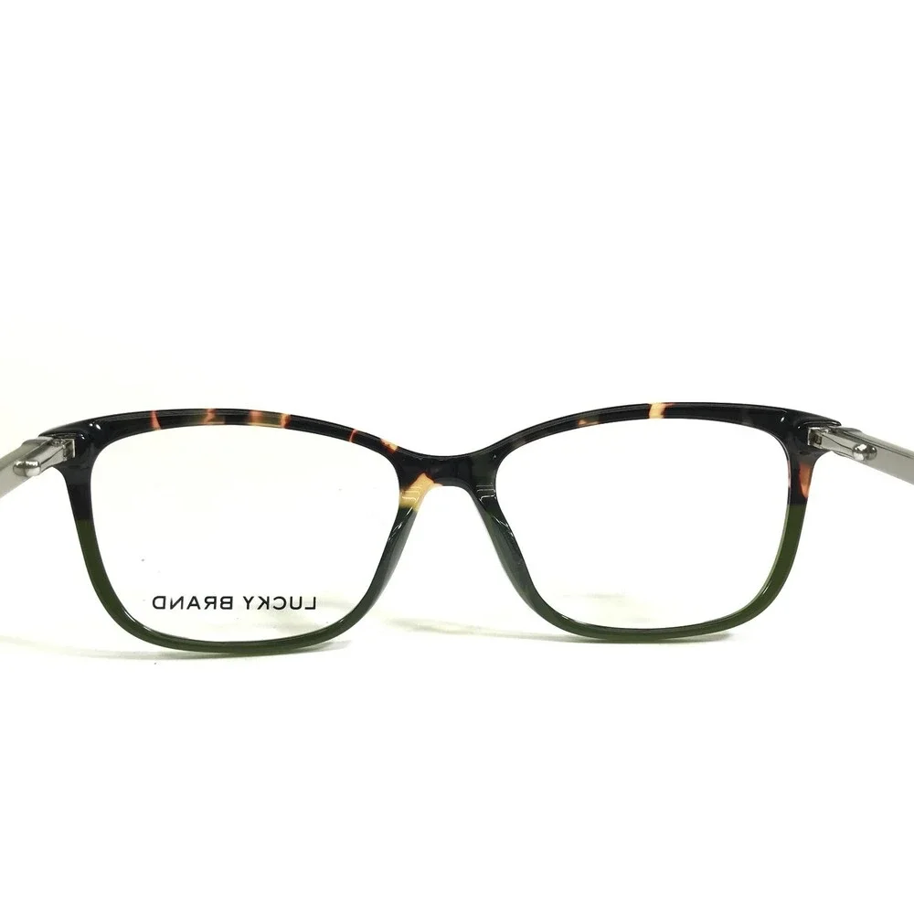 Lucky Brand Eyeglasses Frames D225 GREEN/TORT GRADIENT Square Full Rim 54-16-140